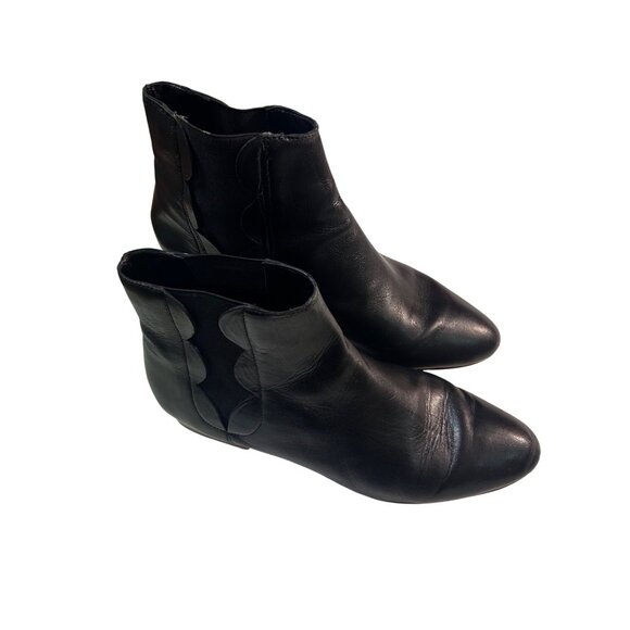 Loeffler Randall Indie Bootie Retail $395 Black Leather 8.5 B - Picture 3 of 6